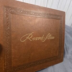 Vintage DECCA 10" 78 RPM Storage Album Clean Index Holds 12 Records 9 Included